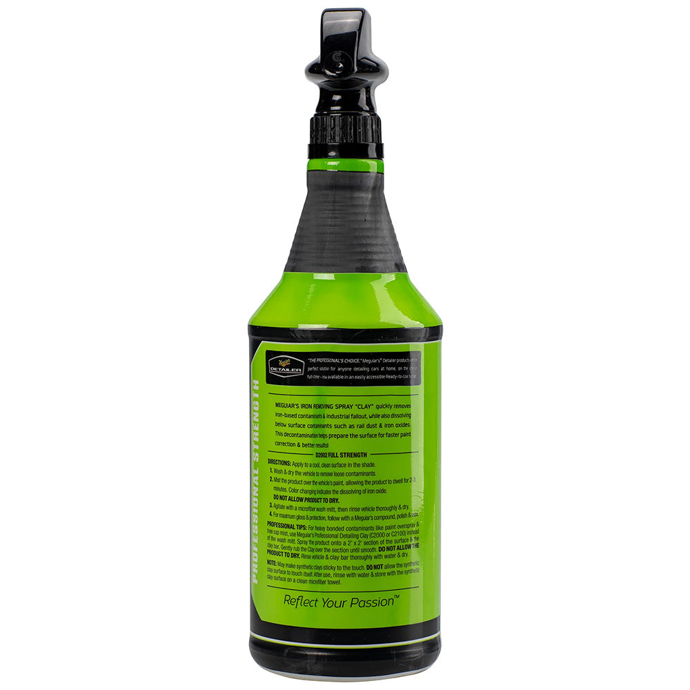 Meguiar's Iron Removing Spray "Clay" - 32oz [DRTU200232]