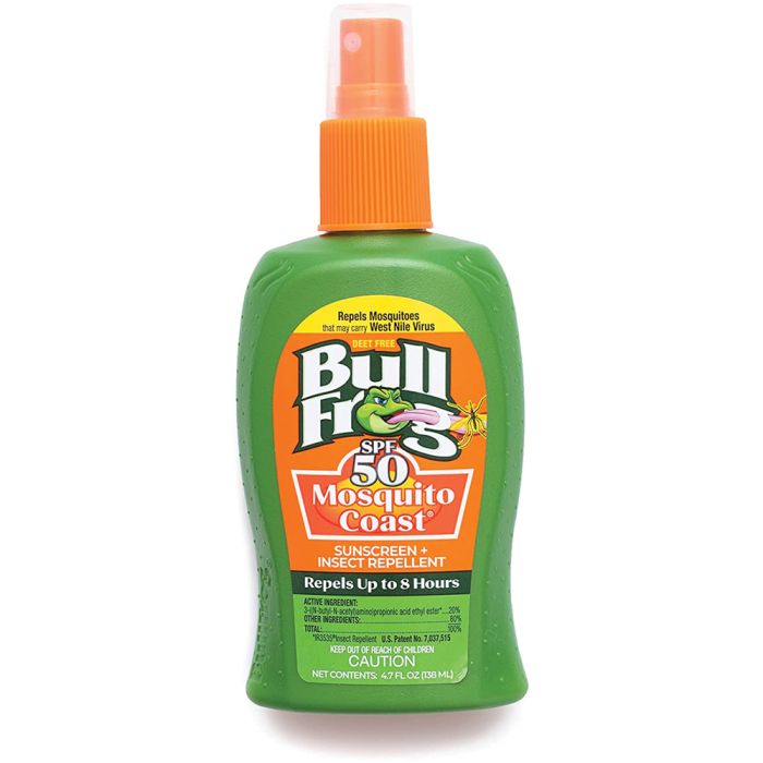 BULL FROG MOSQUITO COAST SPF50 PUMP SPRAY BROAD SPECTRUM 4.7 OZ