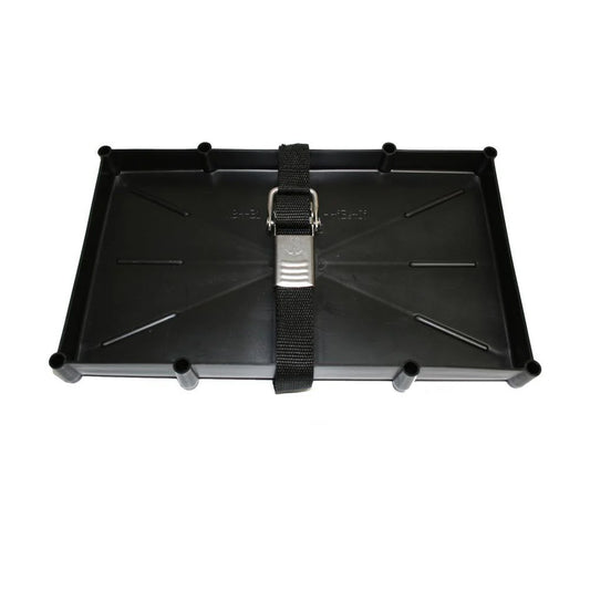 T-H Marine 31 Series Battery Holder Tray w/Stainless Buckled Strap [NBH-31-SSC-DP]