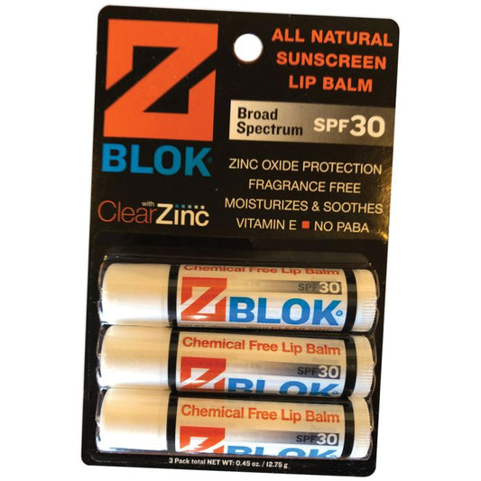 Z BLOK LIP BALM SPF30 3 PACK