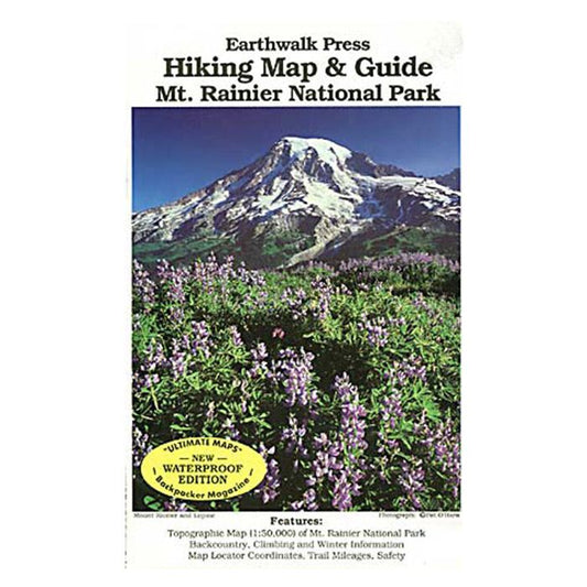 EARTHWALK PRESS MT. RAINER MAP & GUIDE