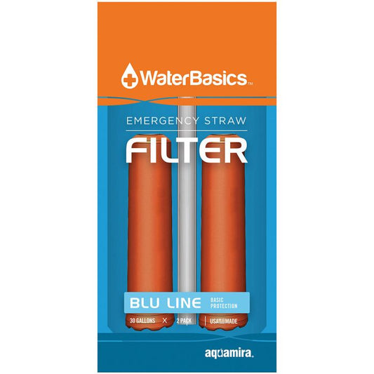 WATER BASICS EMERGENCY STRAW FILTER