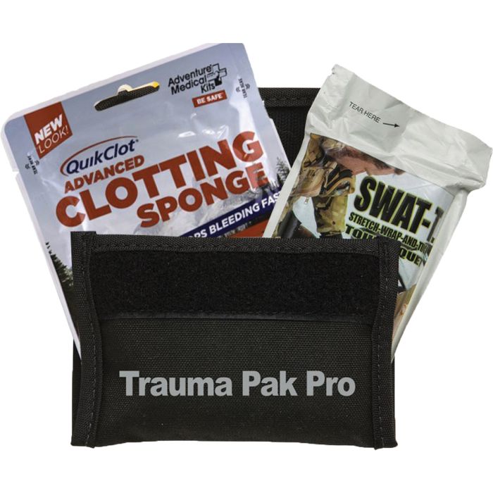 ADVENTURE MEDICAL KITS AMK TRAUMA PAK PRO WITH QUIKCLOT