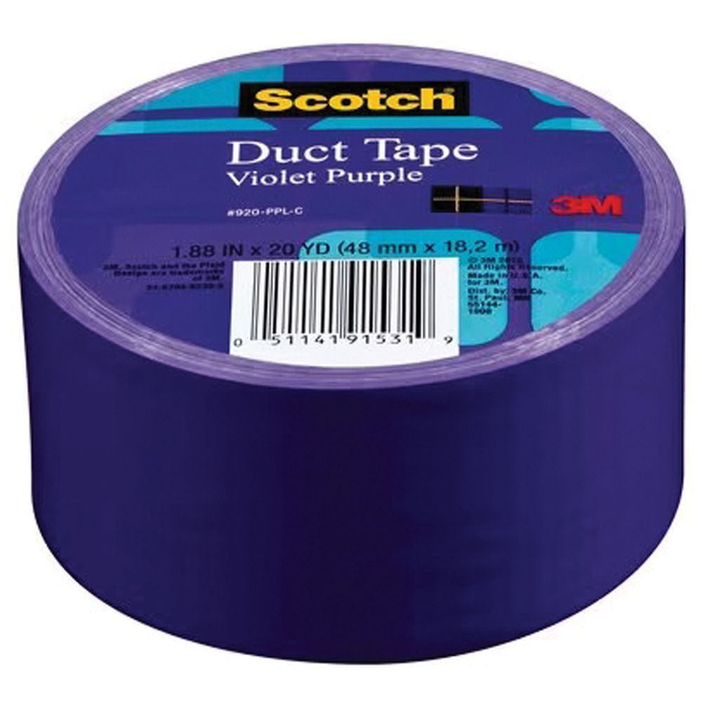 SCOTCH COLORED DUCT TAPE 1.88 IN X 20 YD