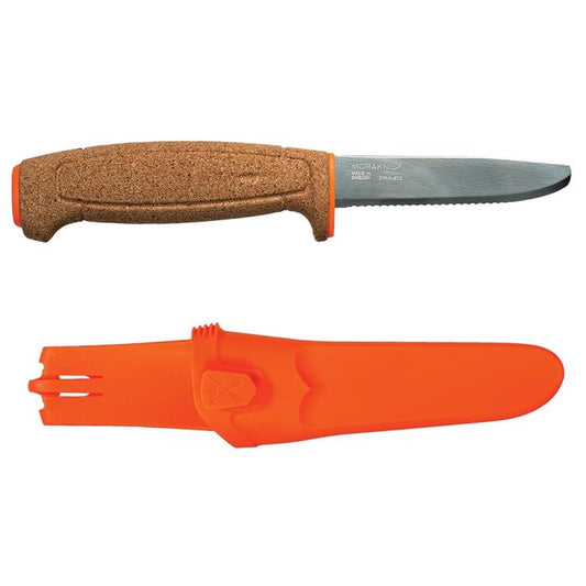 MORAKNIV FLOATING CORK GRIP - STAINLESS SERRATED