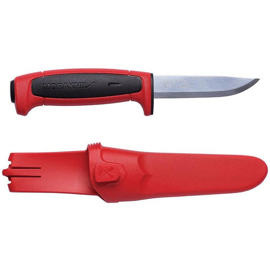 MORAKNIV BASIC 511 CARBON STEEL - RED/BLACK