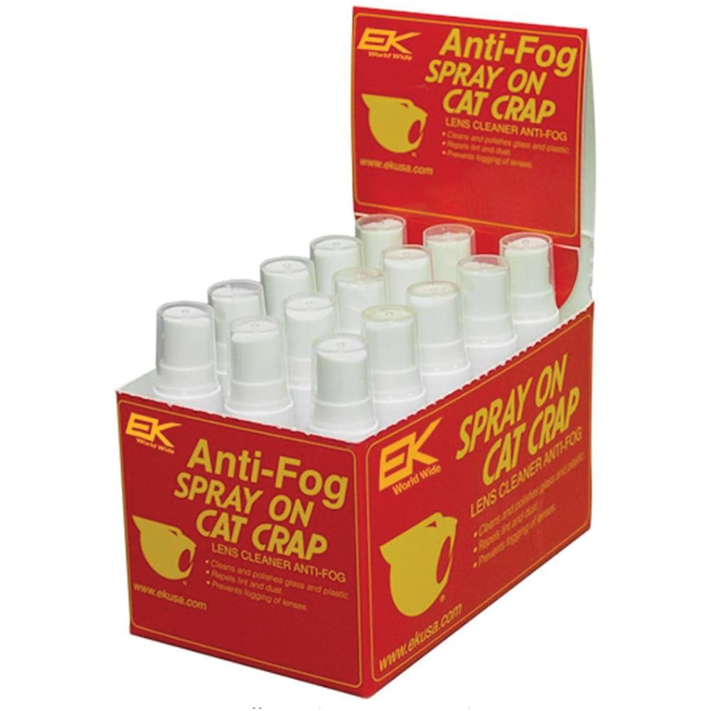 EK CAT CRAP SPRAY-ON LENS CLEANER