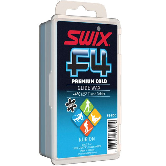 SWIX F4-60C GLIDE WAX COLD 60G