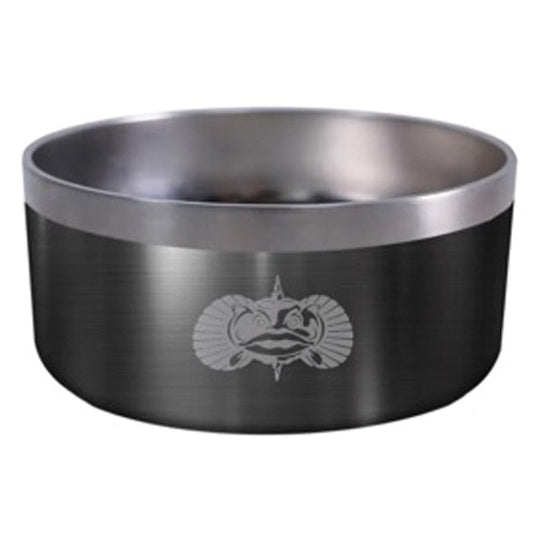 TOADFISH NON-TIPPING DOG BOWL GRAPHITE