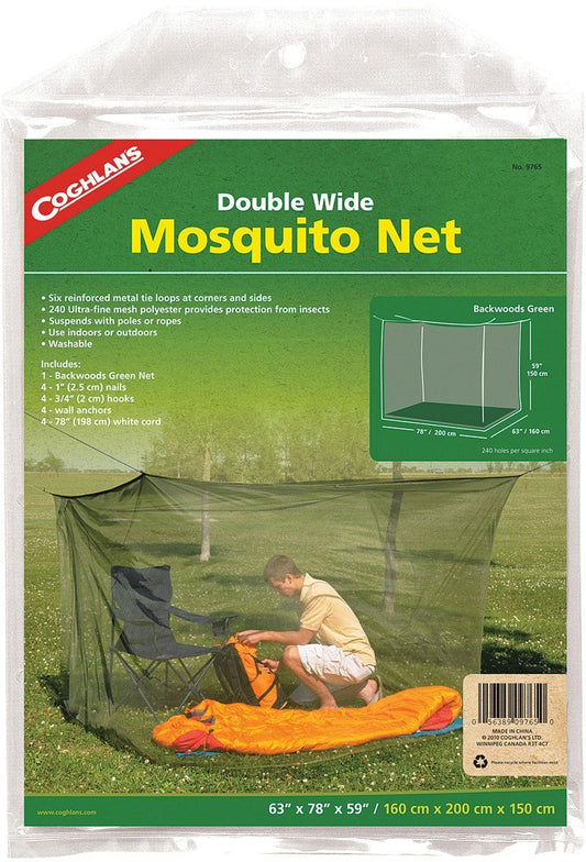 COGHLANS DOUBLE WIDE MOSQUITO NET