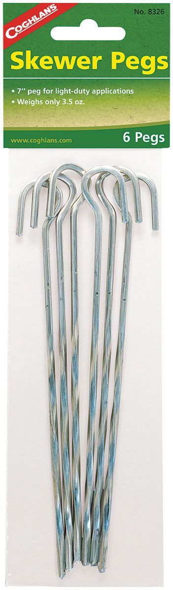 COGHLANS STEEL SKEWER TENT PEGS