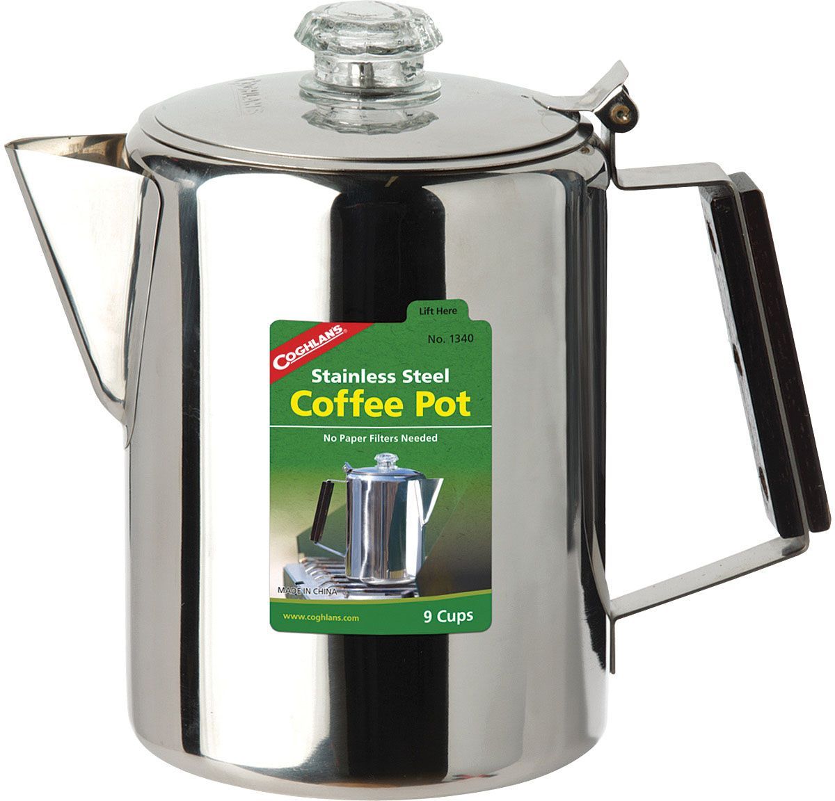 COGHLANS STAINLESS STEEL COFFEE POTS