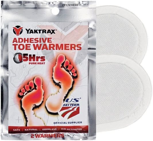 YAKTRAX ADHESIVE TOE WARMERS