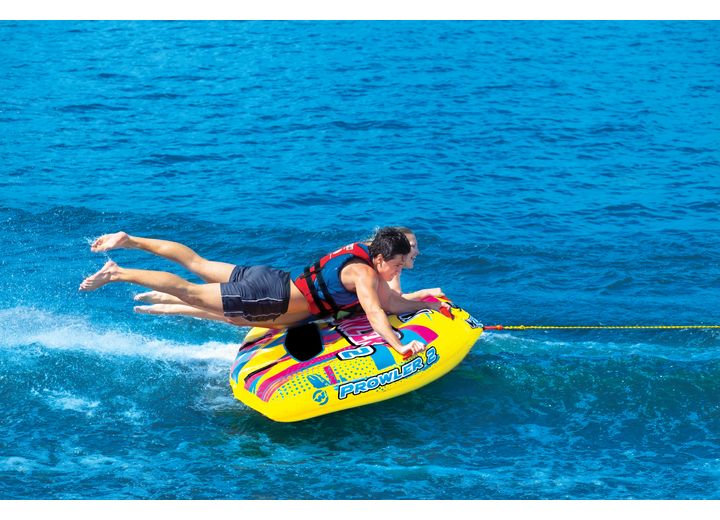 WOW Watersports WOW Prowler 2 Rider Starter Kit with Towable Tube, Pump, & Rope