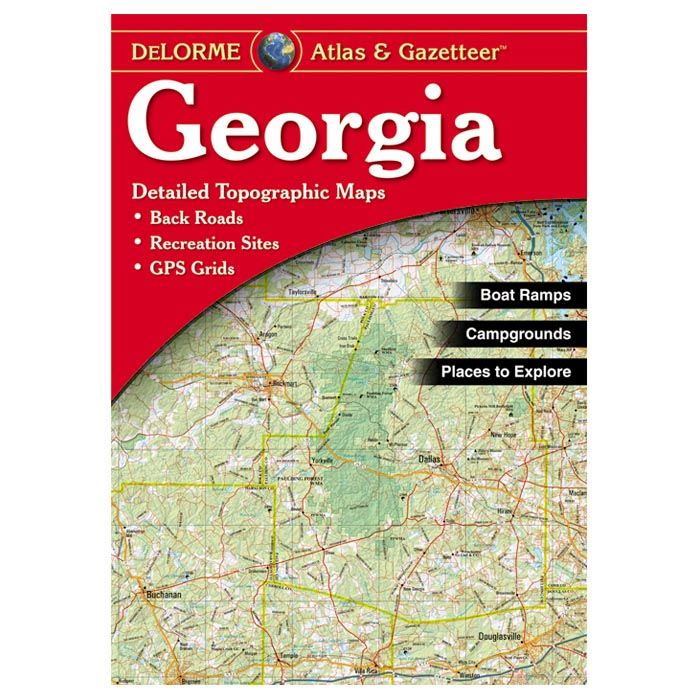 DELORME GEORGIA ATLAS & GAZETTEER