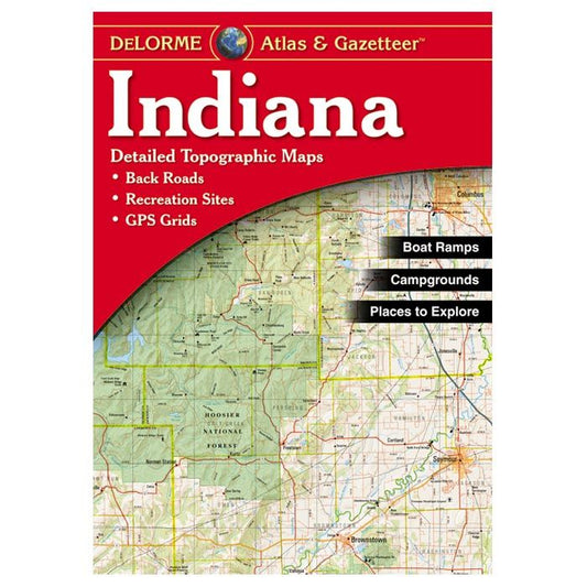 DELORME INDIANA ATLAS & GAZETTEER