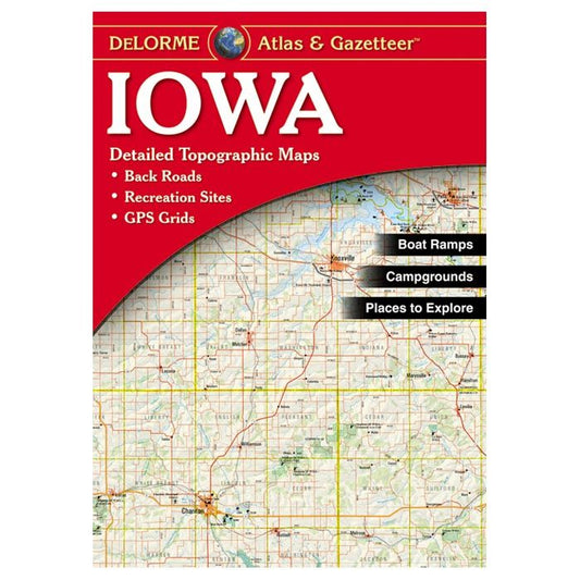 DELORME IOWA ATLAS & GAZETTEER