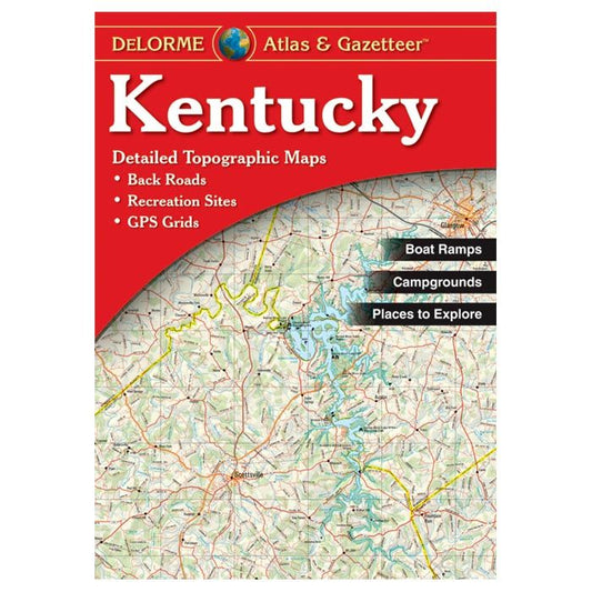 DELORME KENTUCKY ATLAS & GAZETTEER