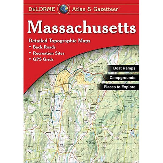 DELORME MASSACHUSETTS ATLAS & GAZETTEER