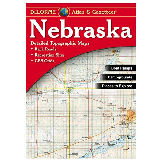 DELORME NEBRASKA ATLAS & GAZETTEER