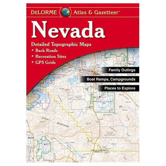 DELORME NEVADA ATLAS & GAZETTEER