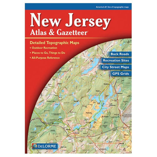 DELORME NEW JERSEY ATLAS & GAZETTEER