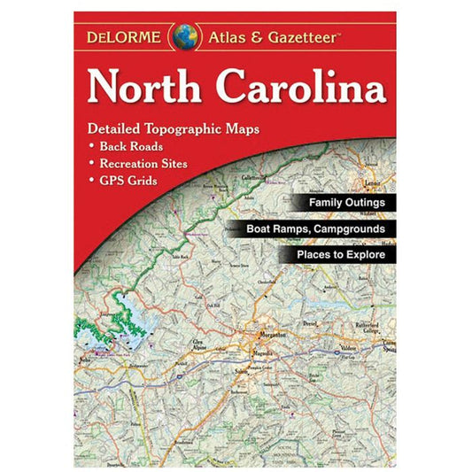 DELORME NORTH CAROLINA ATLAS & GAZETTEER
