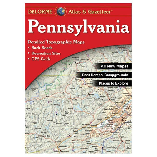 DELORME PENNSYLVANIA ATLAS & GAZETTEER