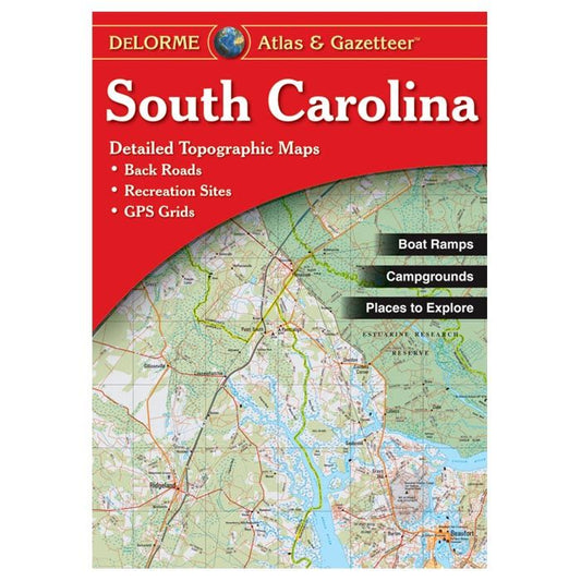 DELORME SOUTH CAROLINA ATLAS & GAZETTEER