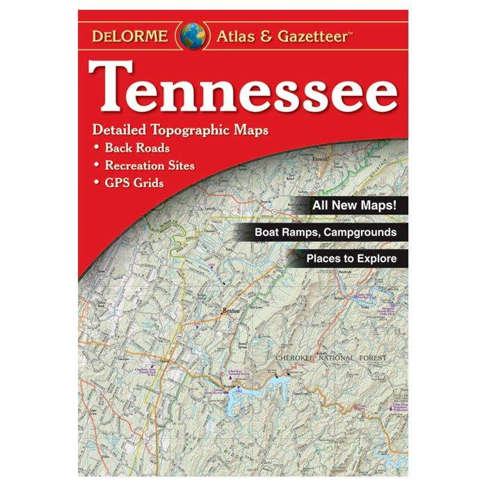 DELORME TENNESSEE ATLAS & GAZETTEER