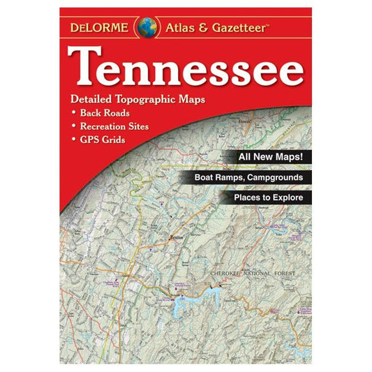 DELORME TENNESSEE ATLAS & GAZETTEER