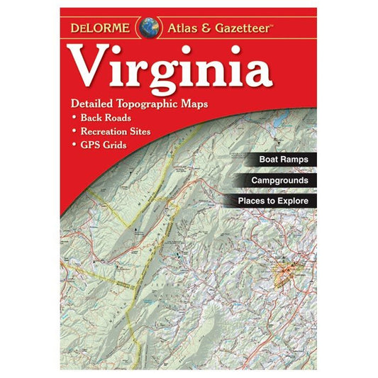 DELORME VIRGINIA ATLAS & GAZETTEER