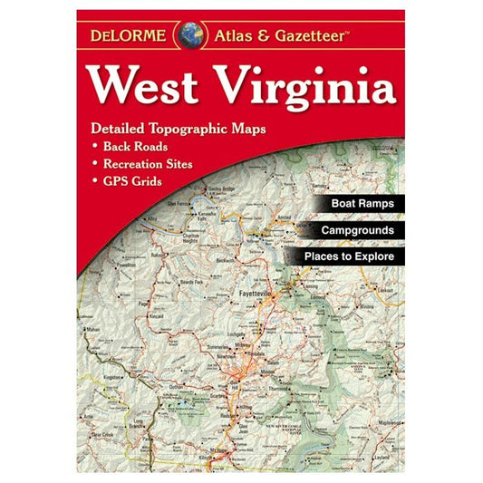 DELORME WEST VIRGINIA ATLAS & GAZETTEER