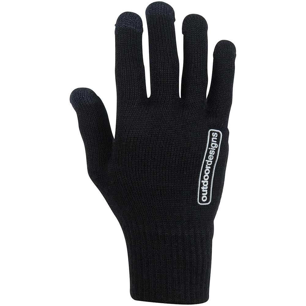 OUTDOOR DESIGNS STRETCH WOOL TOUCH BASE LAYER GLOVE