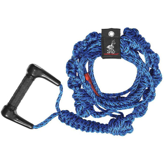 AIRHEAD WAKESURF ROPE, 16', 3 SECTION, BLUE