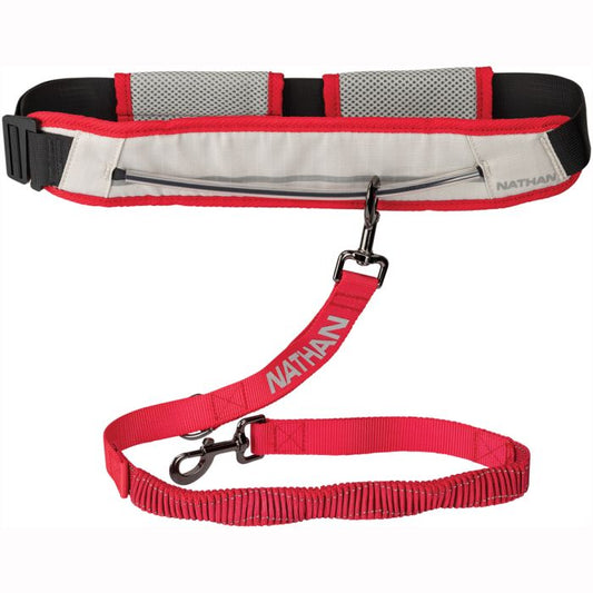 NATHAN RUN COMPANION RUNNER'S WAIST BELT + LEASH