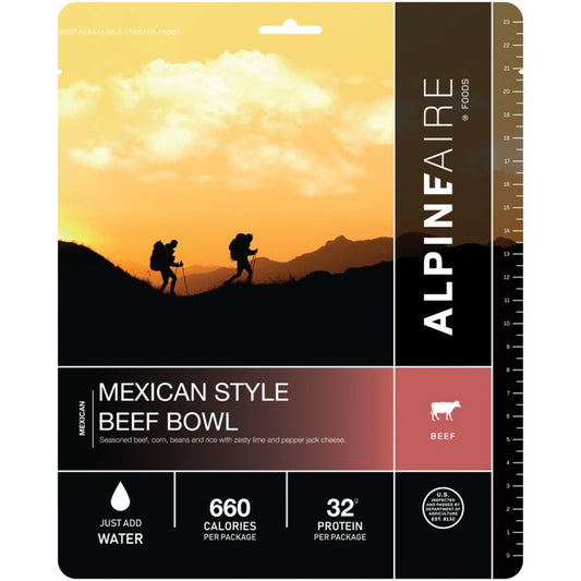 ALPINE AIRE MEXICAN STYLE BEEF BOWL GLUTEN FREE