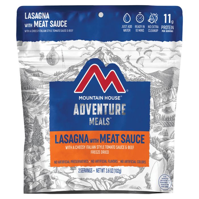 MOUNTAIN HOUSE LASAGNA WITH MEAT SAUCE CLEAN LABEL
