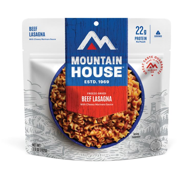 MOUNTAIN HOUSE LASAGNA WITH MEAT SAUCE CLEAN LABEL