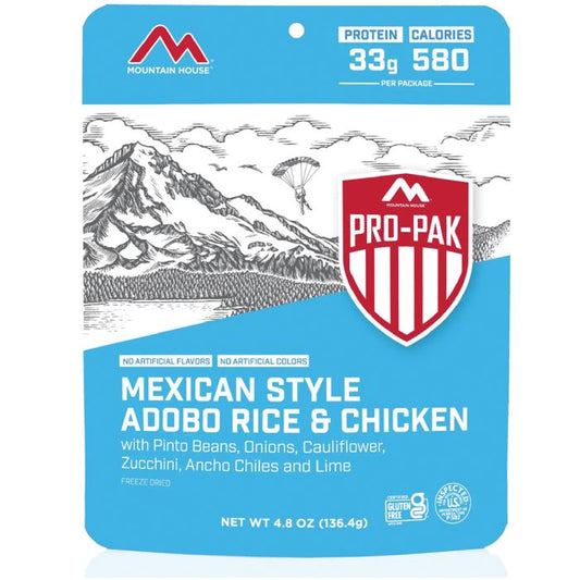 MOUNTAIN HOUSE PRO PAK MEXICAN ADOBO RICE & CHICKEN