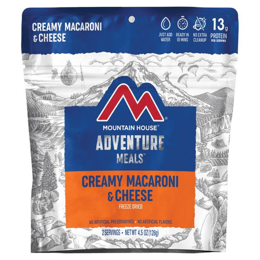 MOUNTAIN HOUSE CREAMY MACARONI AND CHEESE CLEAN LABEL