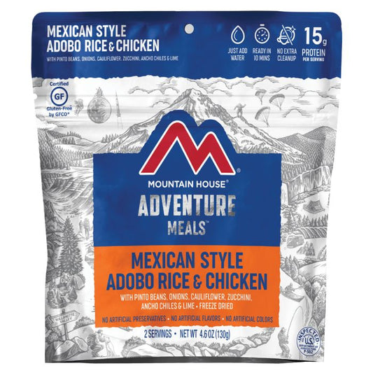 MOUNTAIN HOUSE ADOBO CHICKEN & RICE CLEAN LABEL