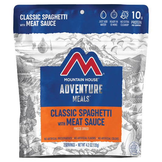 MOUNTAIN HOUSE CLASSIC SPAGHETTI WITH MEAT SAUCE CLEAN LABEL