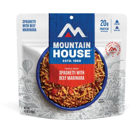 MOUNTAIN HOUSE CLASSIC SPAGHETTI WITH MEAT SAUCE CLEAN LABEL