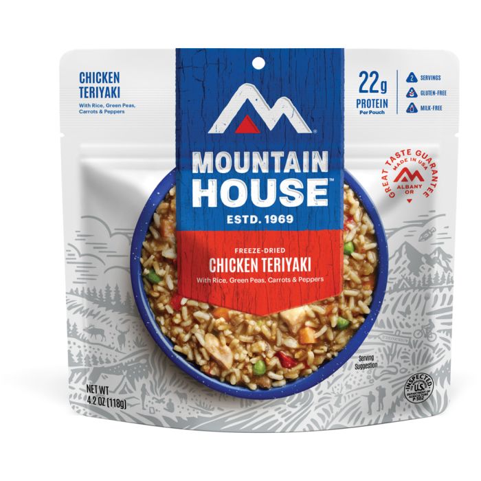 MOUNTAIN HOUSE CHICKEN TERIYAKI W/ RICE CLEAN LABEL