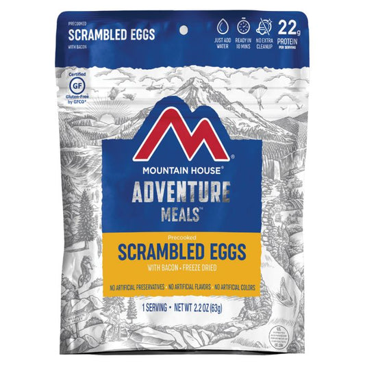 MOUNTAIN HOUSE PRECOOKED EGGS W/ BACON CLEAN LABEL