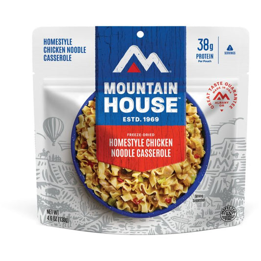 MOUNTAIN HOUSE HOMESTYLE CHICKEN NOODLE CASSEROLE CLEAN LABEL