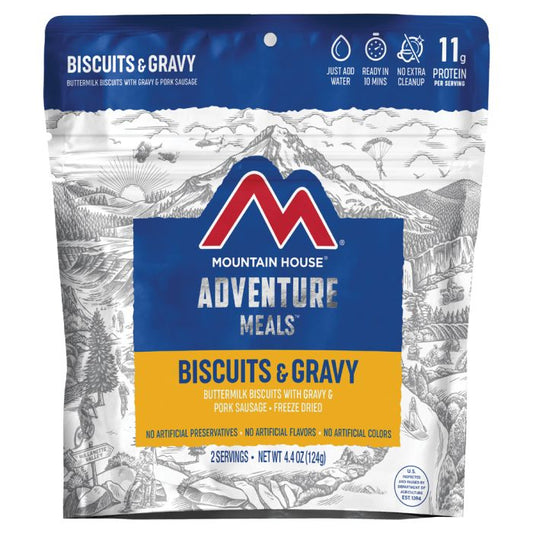 MOUNTAIN HOUSE BISCUITS AND GRAVY CLEAN LABEL