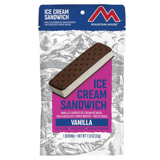 MOUNTAIN HOUSE VANILLA ICE CREAM SANDWICH CLEAN LABEL