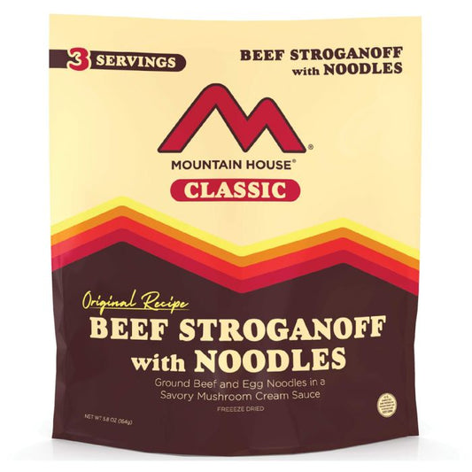 MOUNTAIN HOUSE CLASSIC BEEF STROGANOFF WITH NOODLES